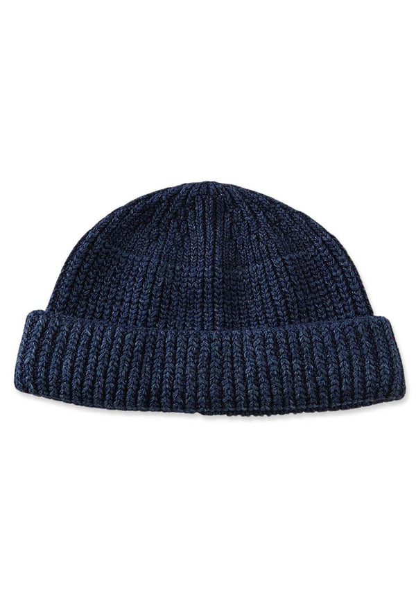 インディゴコットン ワッチキャップ - INDIGO