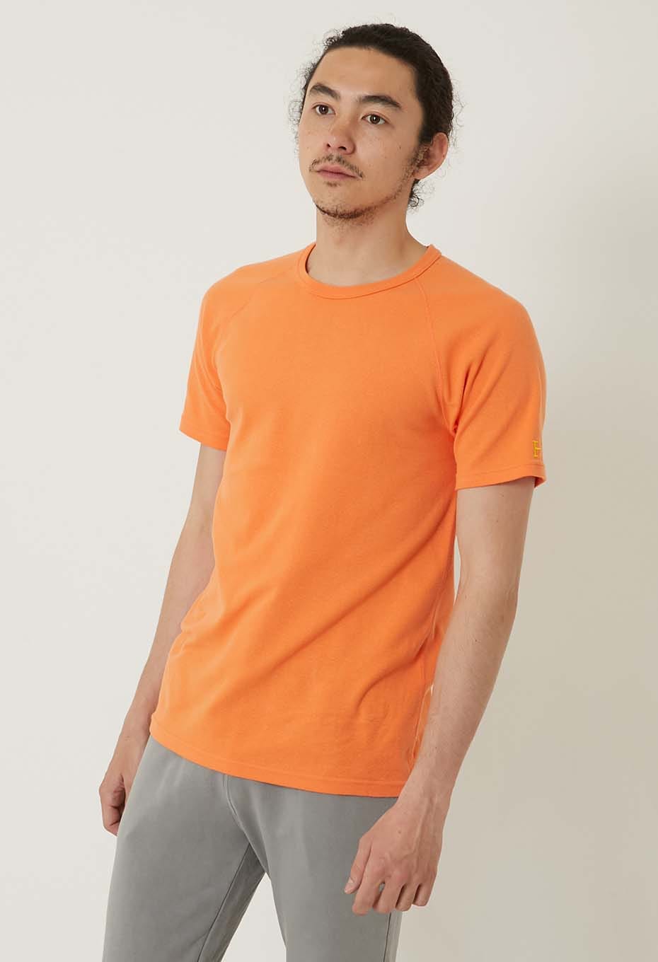 ストレッチフライス ショートスリーブ Tシャツ - LT ORANGE
