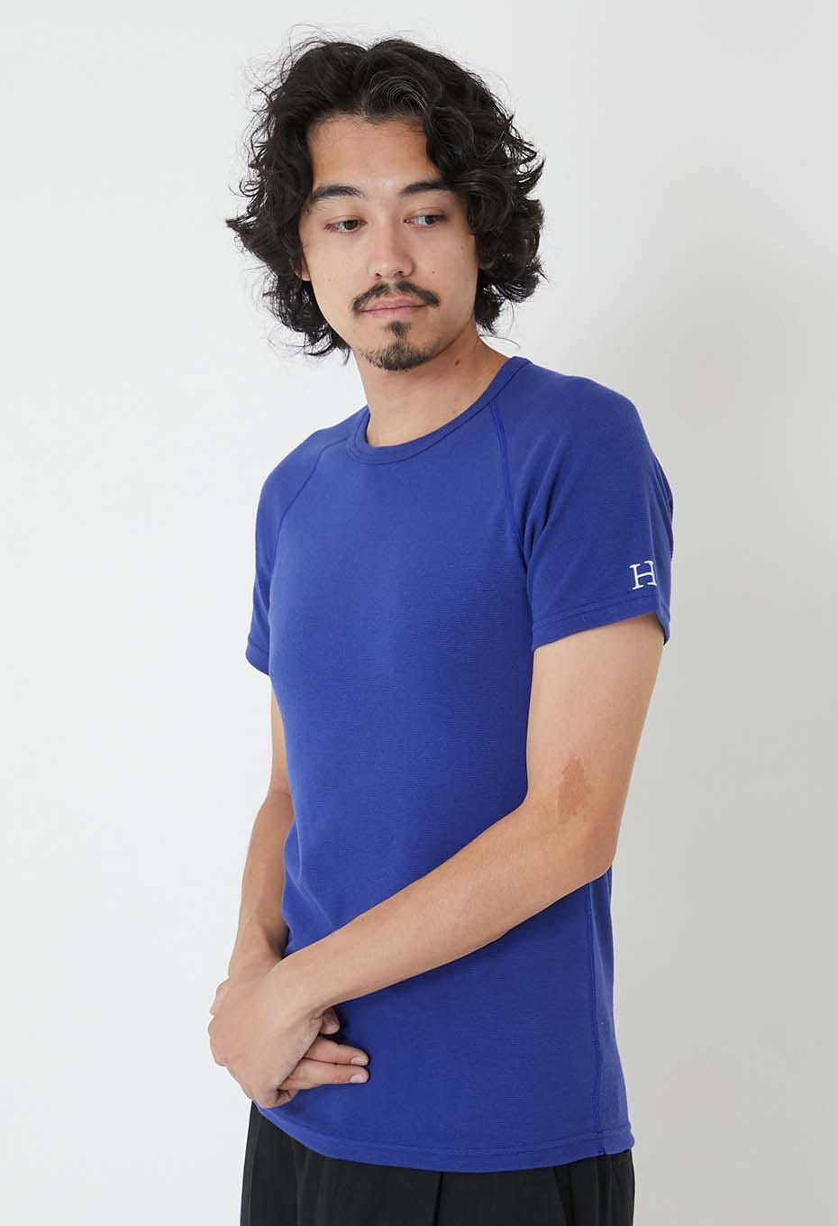 ストレッチフライス ショートスリーブ Tシャツ - INK BLUE