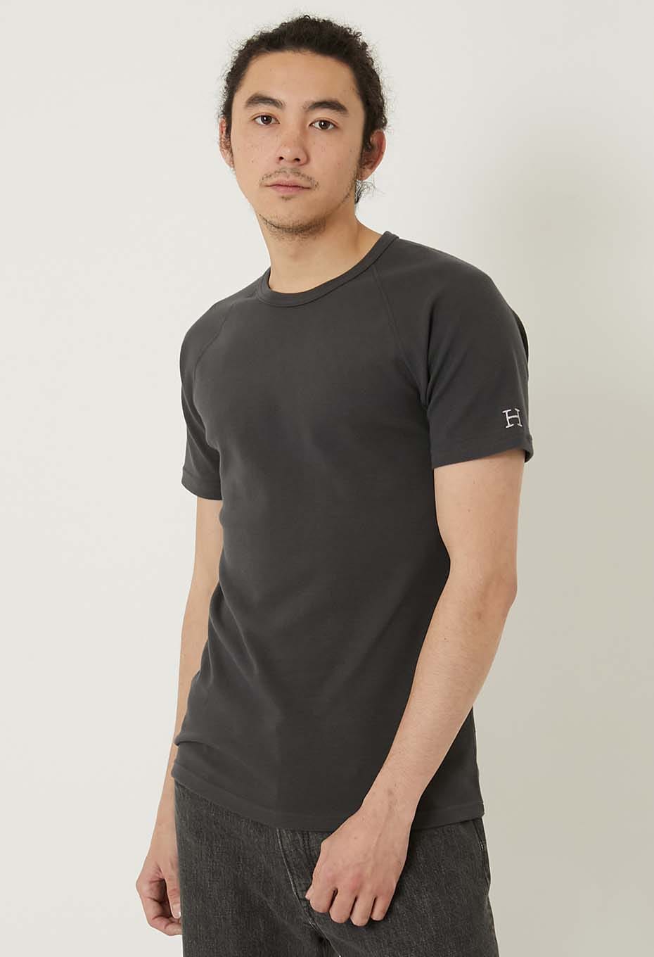 ストレッチフライス ショートスリーブ Tシャツ - CHARCOAL