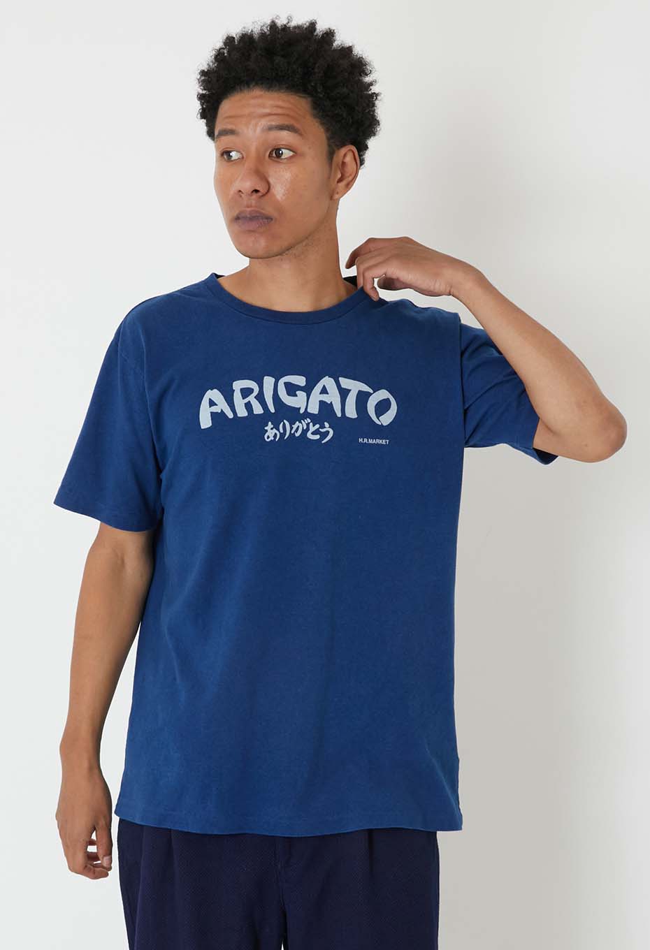 ARIGATO バッセン インディゴ Ｔシャツ - INDIGO