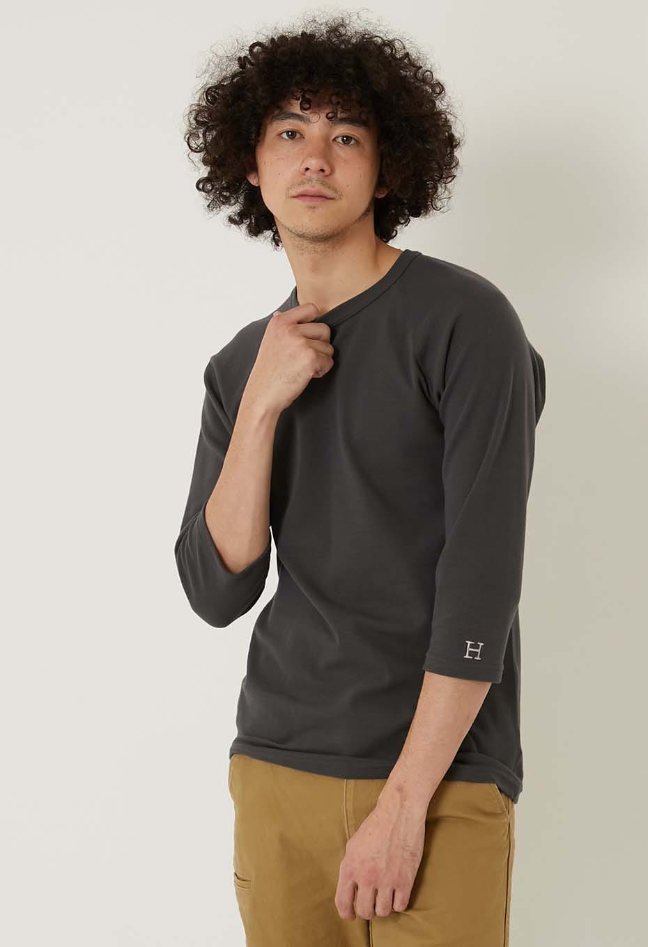 ストレッチフライス ハーフスリーブ Tシャツ - CHARCOAL