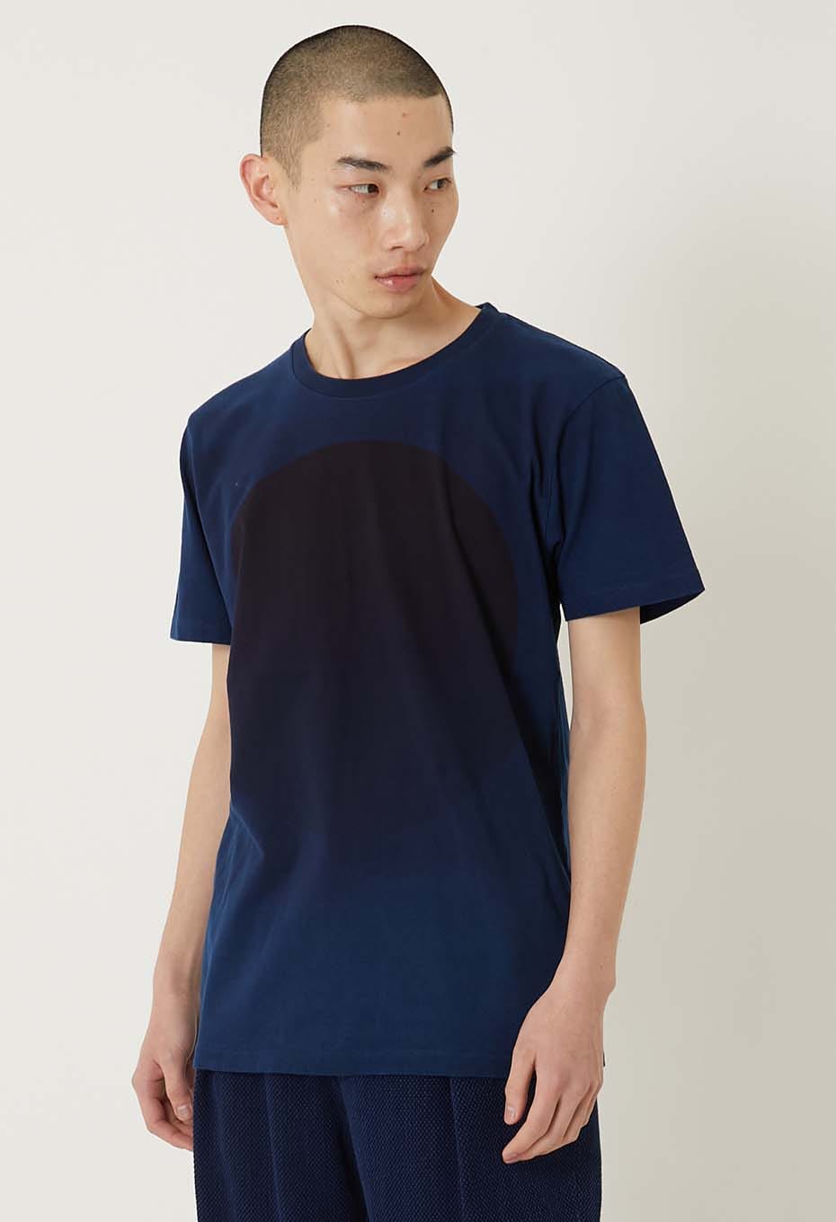 REWORK Oomaru Indigo Short Sleeve T-shirt - INDIGO