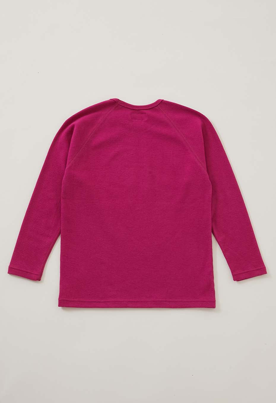 キッズ ストレッチフライス ロングスリーブ Tシャツ - DARK PINK