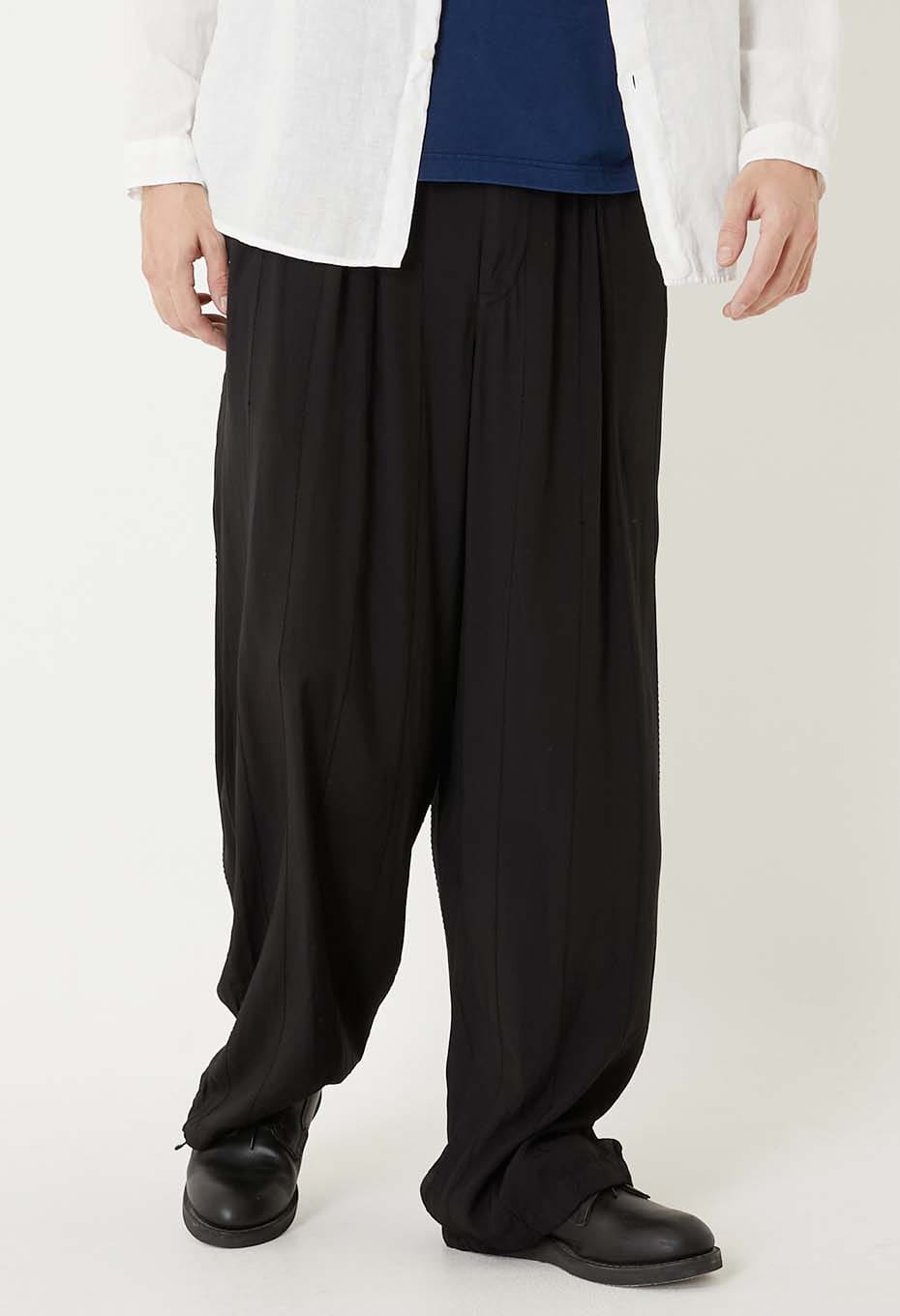 Shimasashi Koshishu Black Easy Pants - BLACK