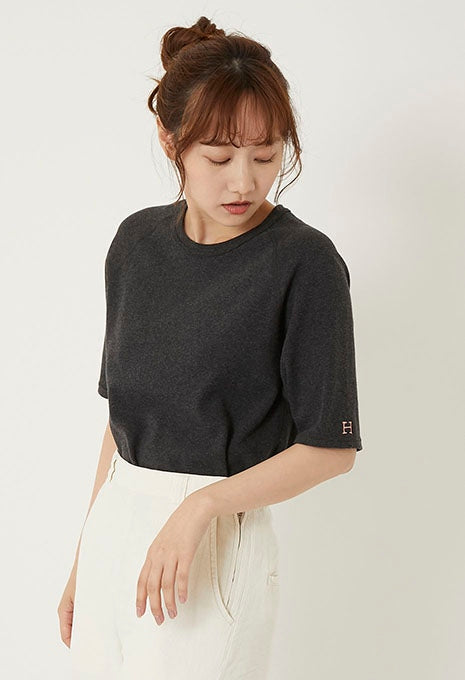 ストレッチフライス リラックスフィット SS Tシャツ ウィメンズ - DARK GREY