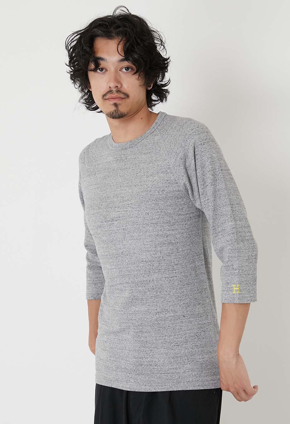 ストレッチフライス ハーフスリーブ Tシャツ - GREY