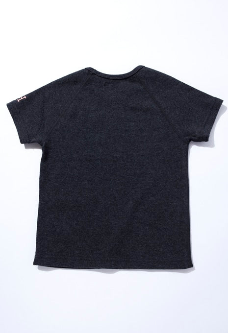 キッズ ストレッチフライス ショートスリーブ Tシャツ - DARK GREY