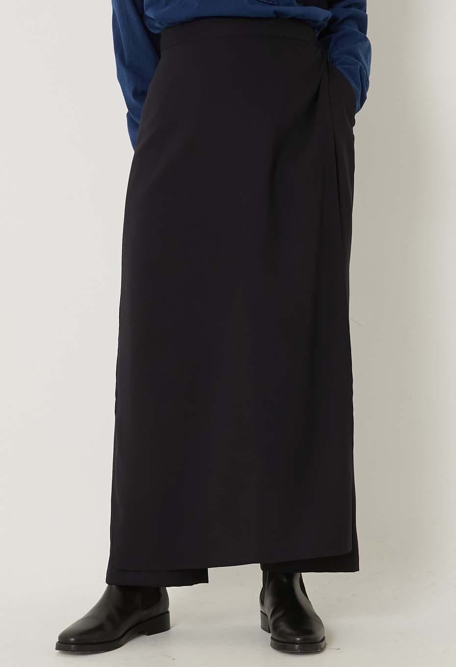 ストレッチドライツイル ワイドラップパンツ ウィメンズ - DARK NAVY
