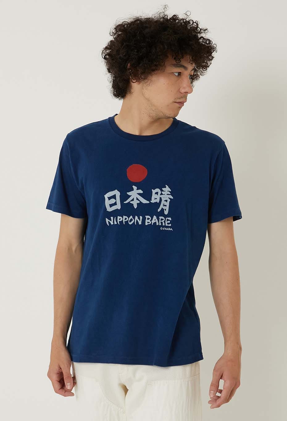 Nipponbare Bassen Indigo T-shirt - INDIGO