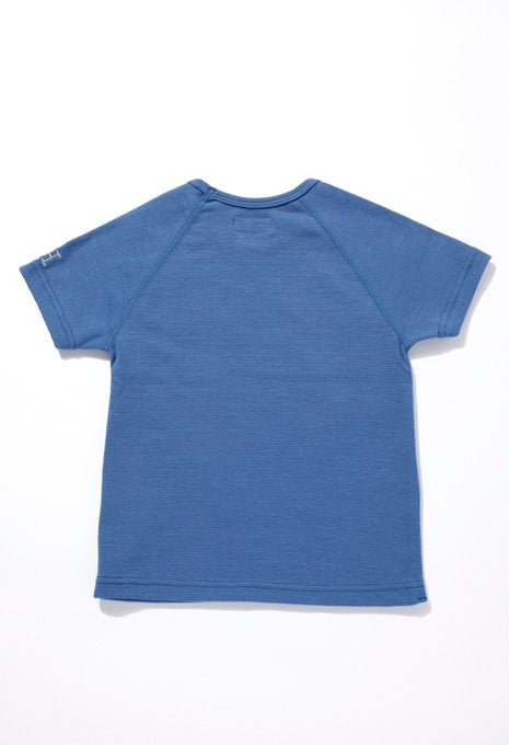 キッズ ストレッチフライス ショートスリーブ Tシャツ - BLUE