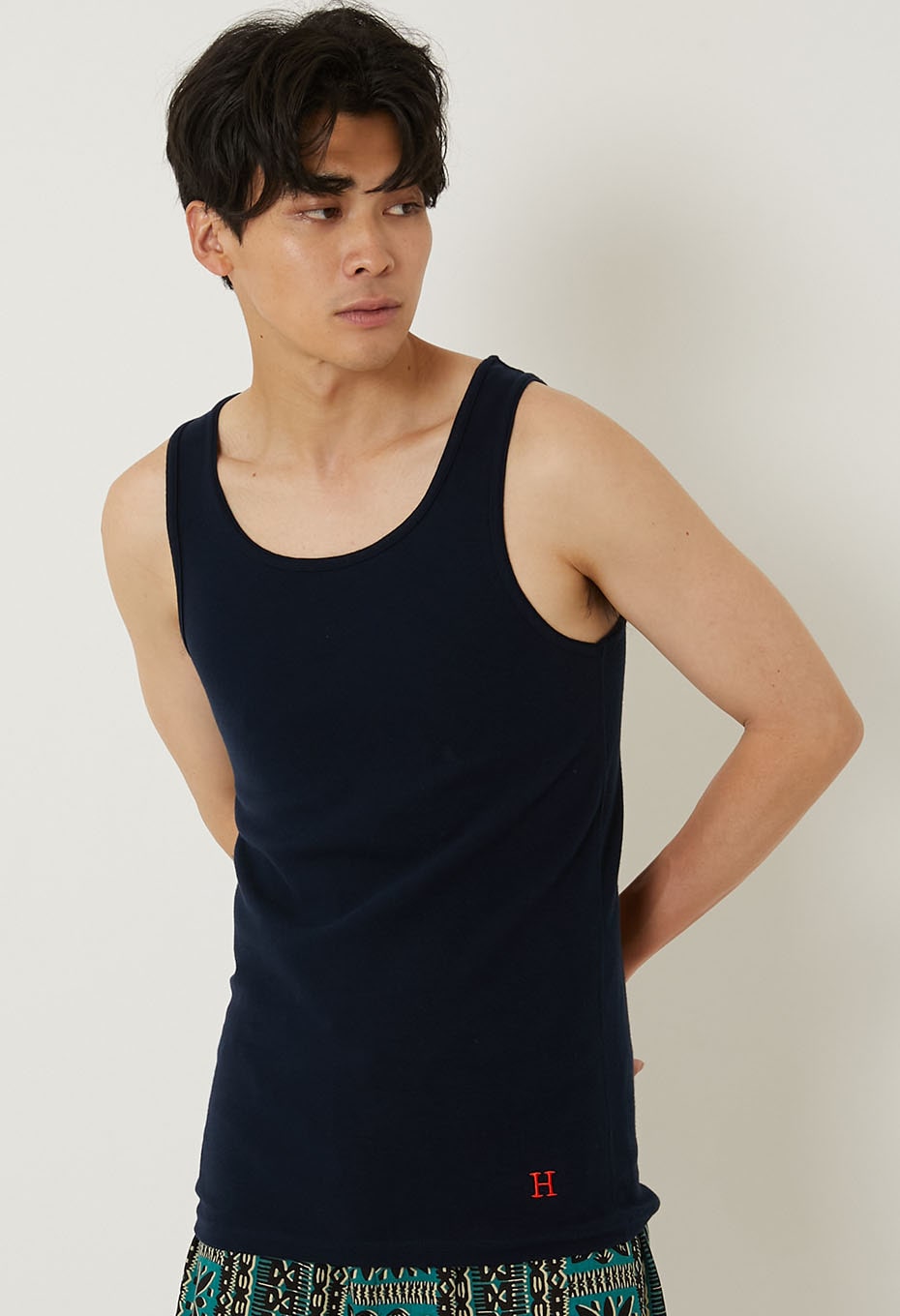 ストレッチフライス タンクトップ - DARK NAVY