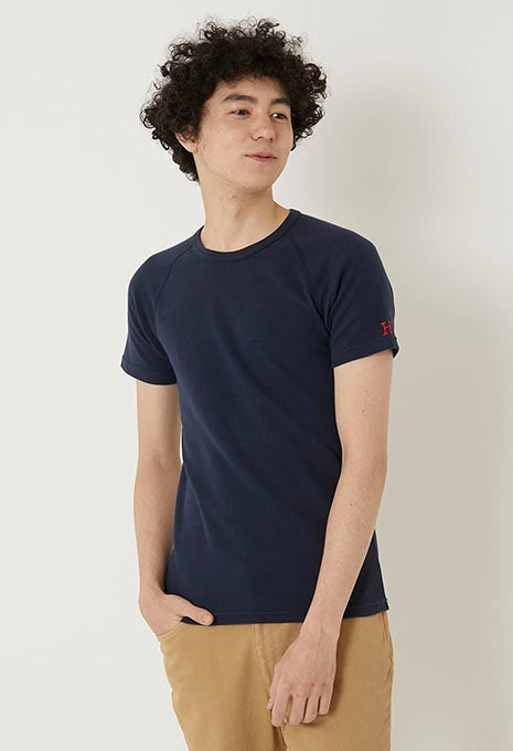 ストレッチフライス ショートスリーブ Tシャツ - NAVY