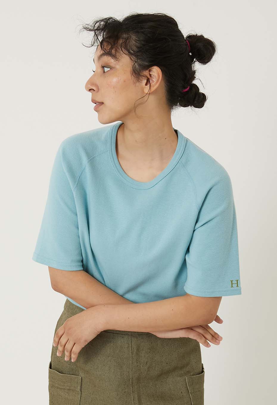 ストレッチフライス リラックスフィット SS Tシャツ ウィメンズ - TEAL