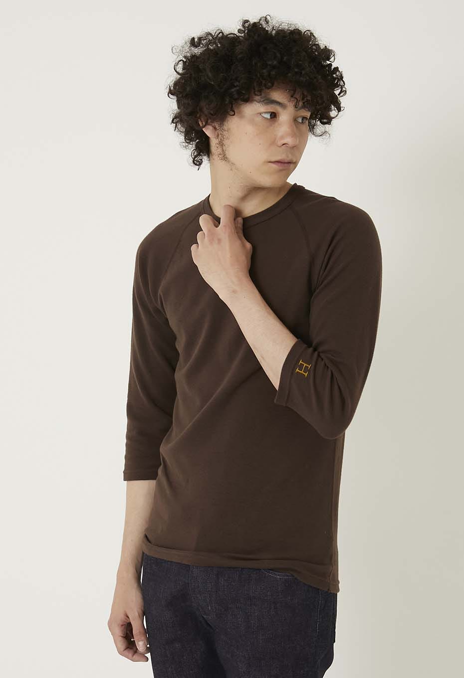 ストレッチフライス ハーフスリーブ Tシャツ - CHOCO