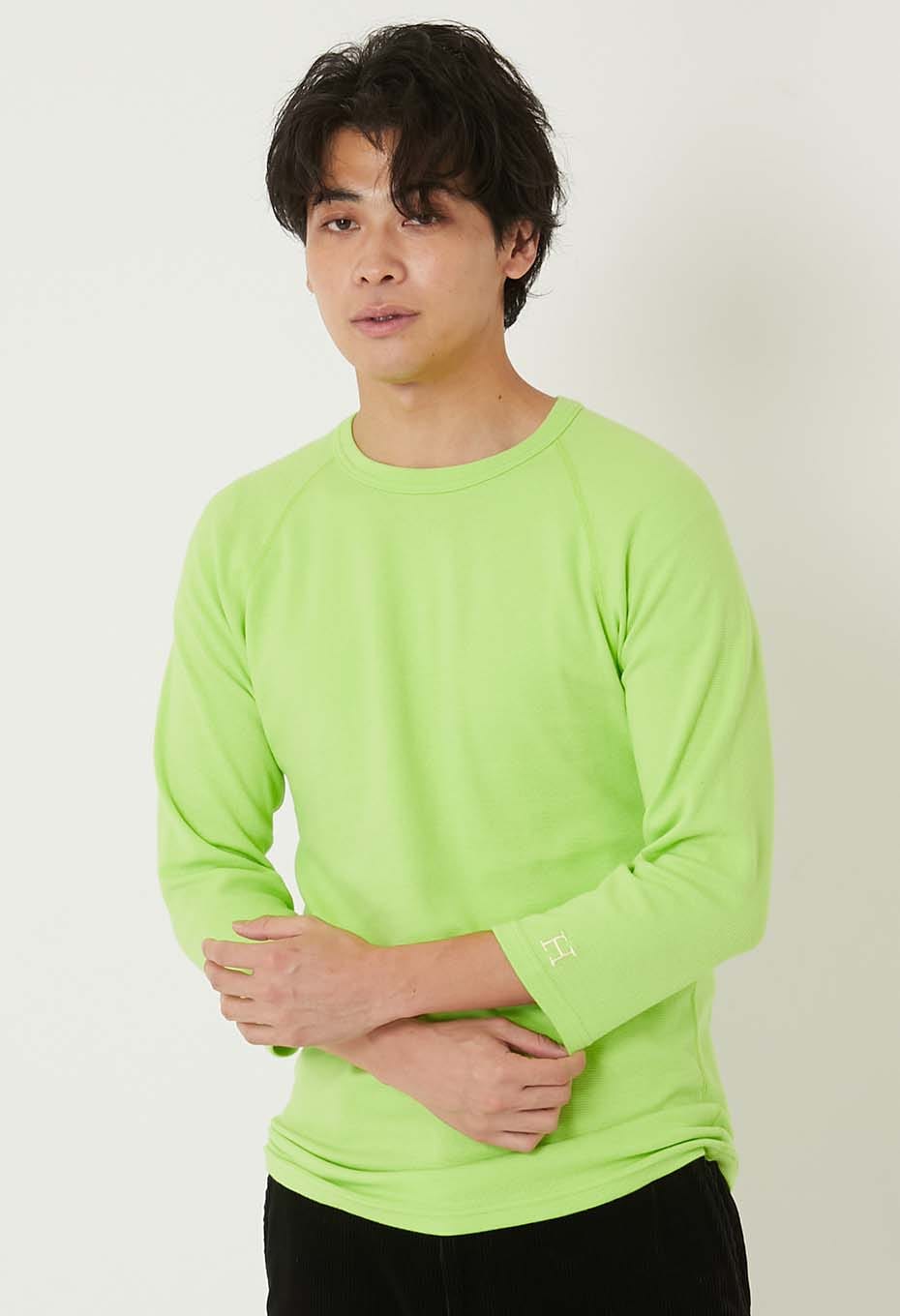 ストレッチフライス ハーフスリーブ Tシャツ - YEL GREEN