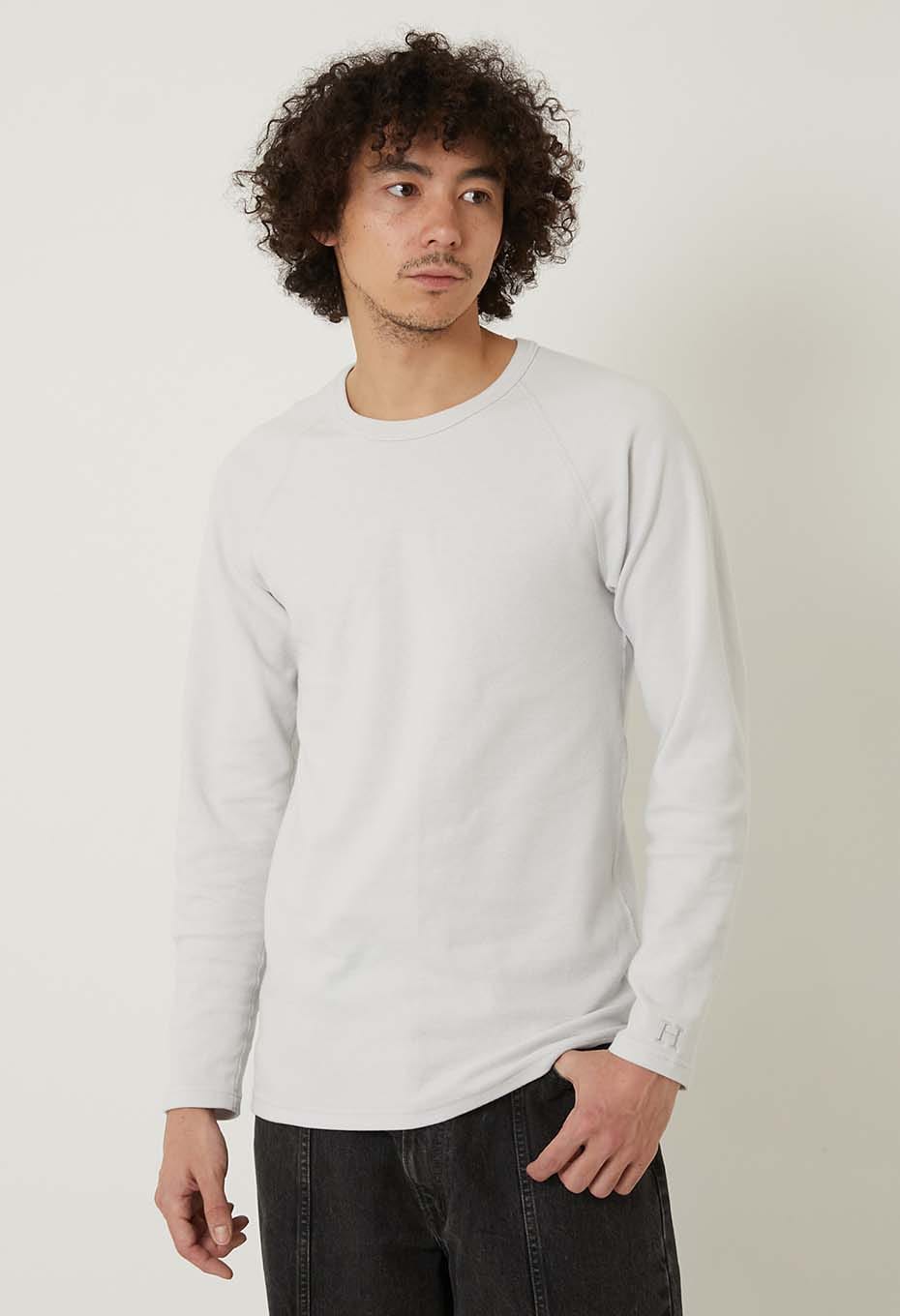 ストレッチフライス ロングスリーブ Tシャツ - SV GREY