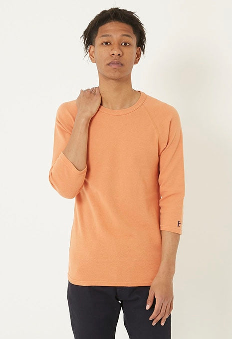 ストレッチフライス ハーフスリーブ Tシャツ - ORANGE