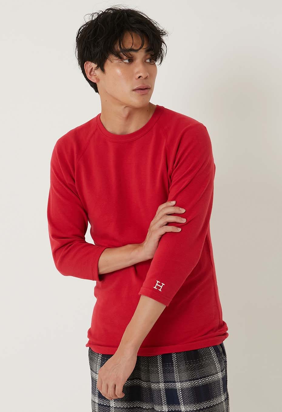 ストレッチフライス ハーフスリーブ Tシャツ - RUBY
