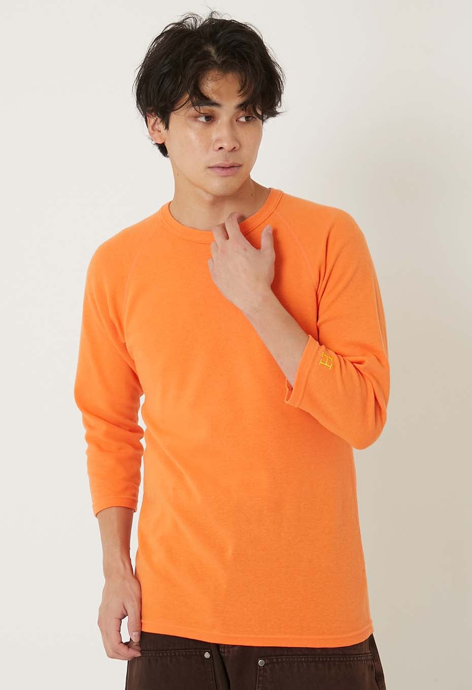 ストレッチフライス ハーフスリーブ Tシャツ - LT ORANGE