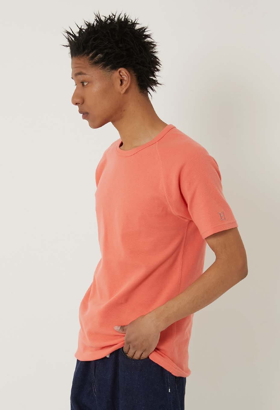 ストレッチフライス ショートスリーブ Tシャツ - DARK ORANGE