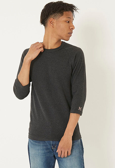 ストレッチフライス ハーフスリーブ Tシャツ - DARK GREY