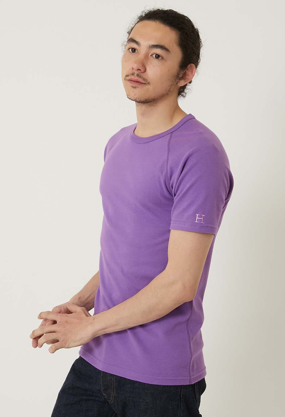 ストレッチフライス ショートスリーブ Tシャツ - PURPLE