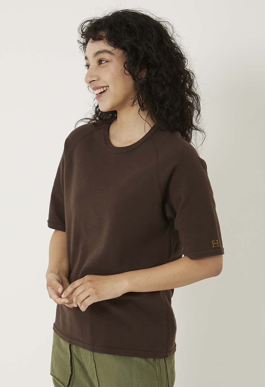 ストレッチフライス リラックスフィット SS Tシャツ ウィメンズ - CHOCO