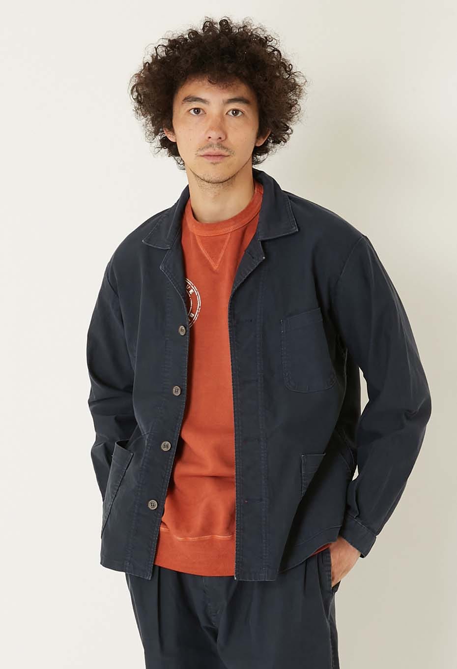 ライトジャーマンクロス ワークブレザー - NAVY