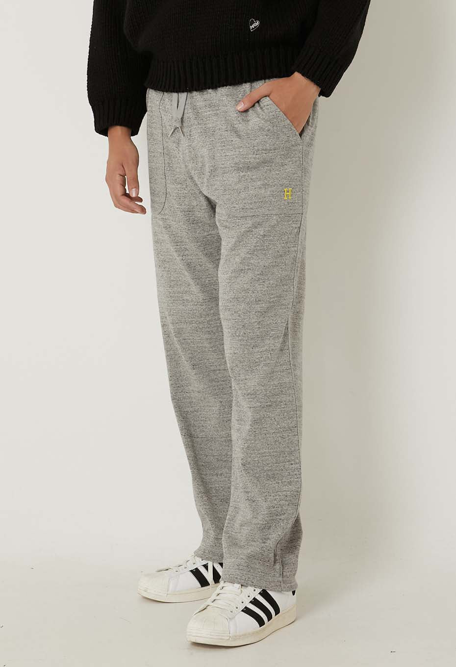 ストレッチフライス 9.5oz イージーパンツ - GREY