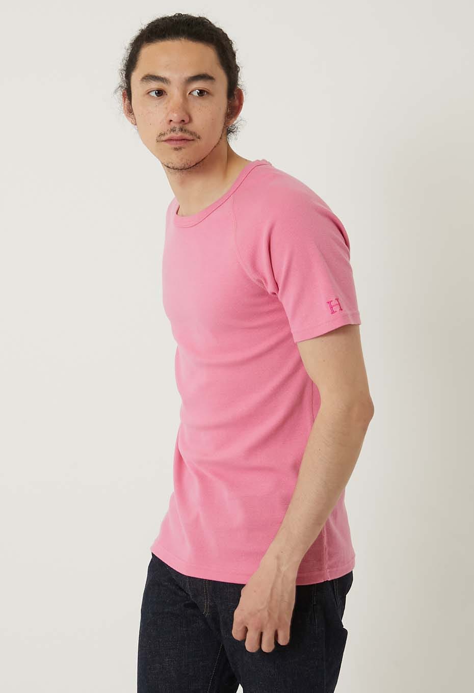 ストレッチフライス ショートスリーブ Tシャツ - ROSE