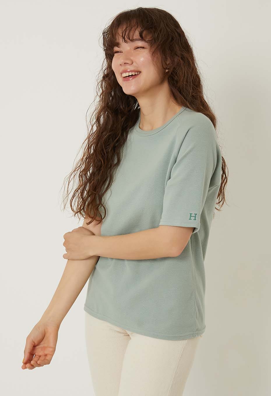 ストレッチフライス リラックスフィット SS Tシャツ ウィメンズ - SAGE GREEN