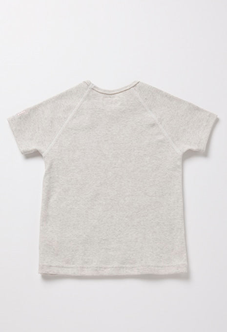キッズ ストレッチフライス ショートスリーブ Tシャツ - NATURAL