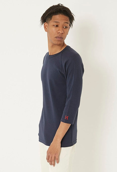 ストレッチフライス ハーフスリーブ Tシャツ - NAVY
