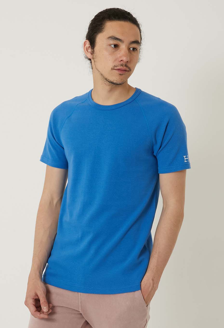 ストレッチフライス ショートスリーブ Tシャツ - ROYAL BLUE