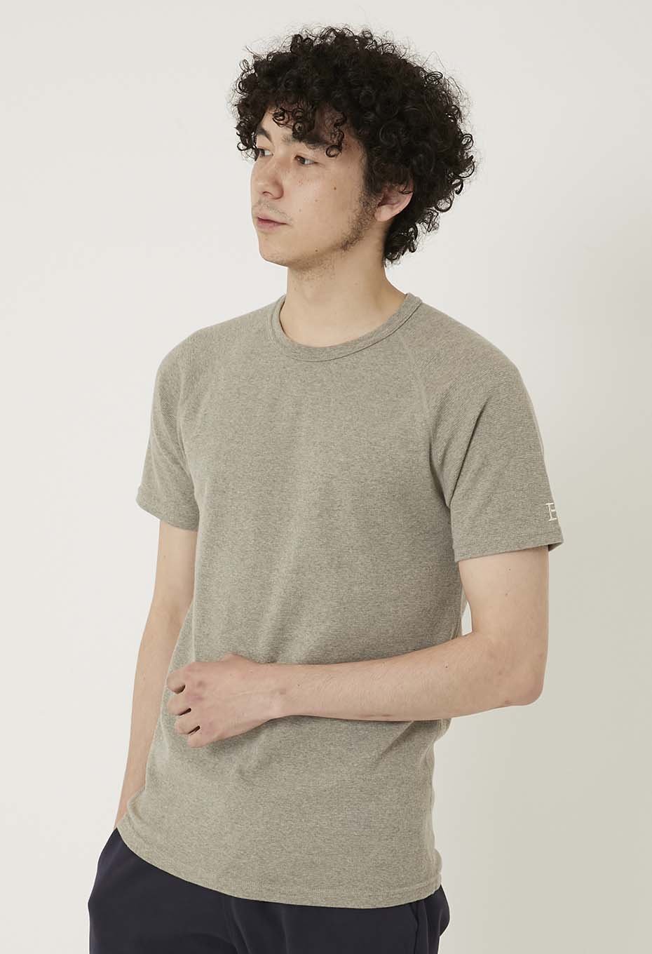 ストレッチフライス ショートスリーブ Tシャツ - OATMEAL