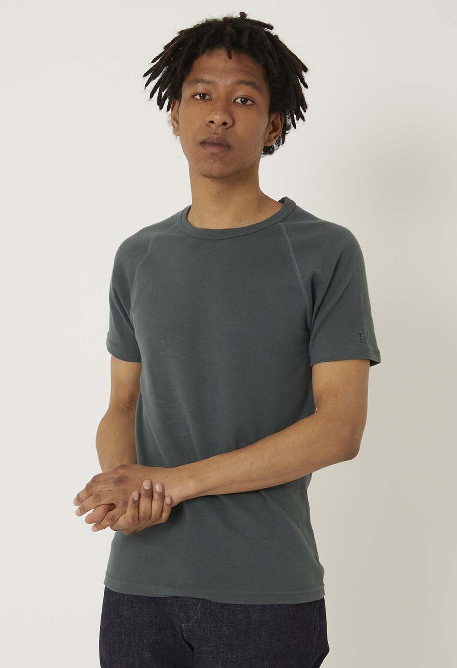 ストレッチフライス ショートスリーブ Tシャツ - GREEN