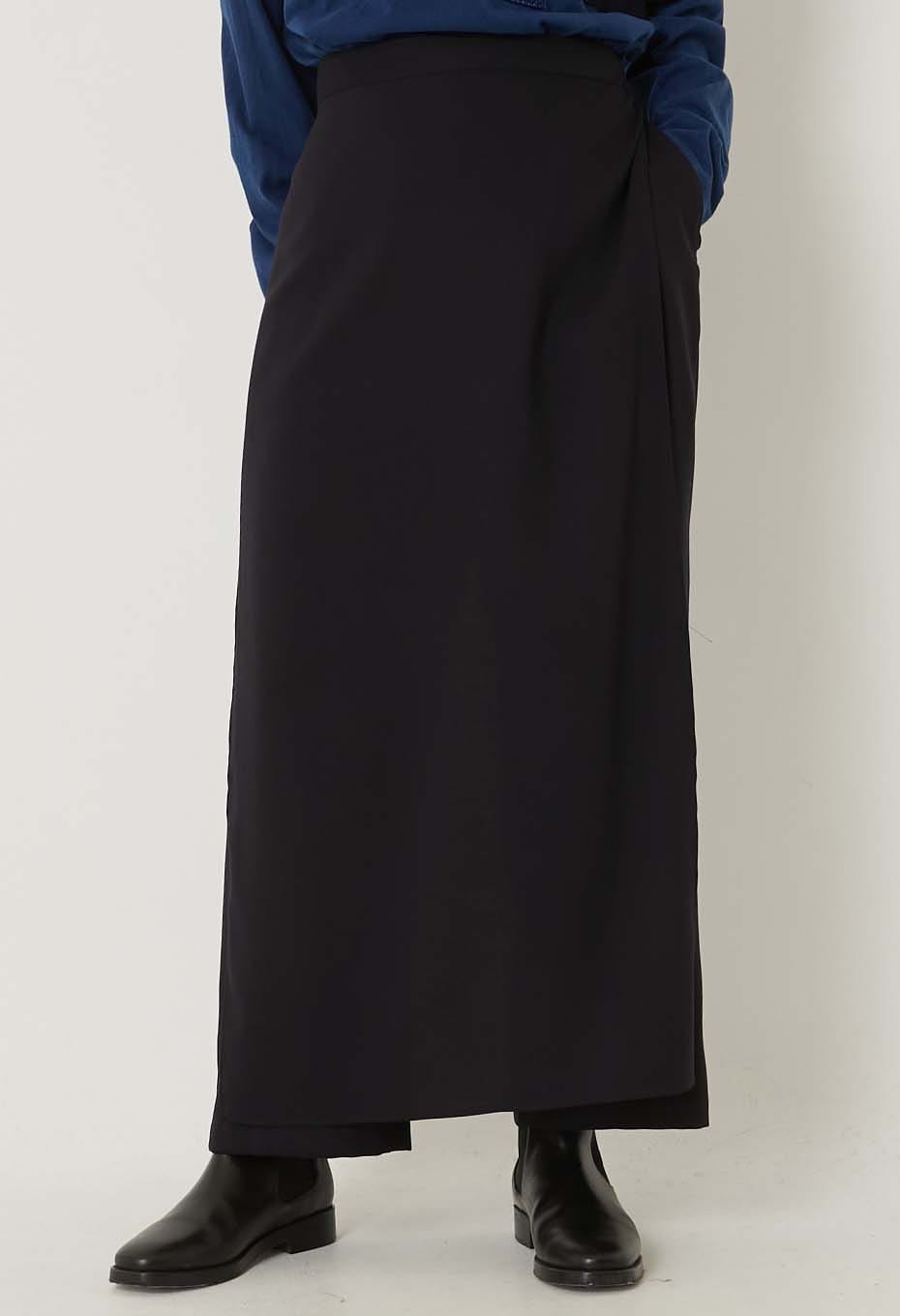 ストレッチドライツイル ワイドラップパンツ ウィメンズ - DARK NAVY