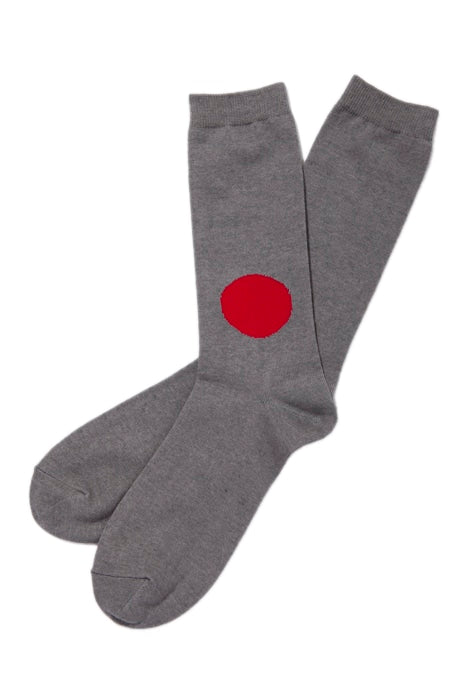 JAPAN FLAG socks - GRAY