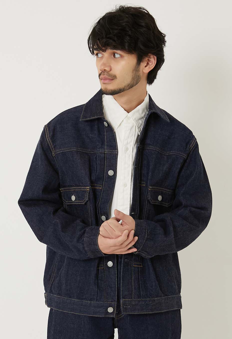 MODスーピマセルビッチデニム 2ndタイプ トラッカージャケット - INDIGO