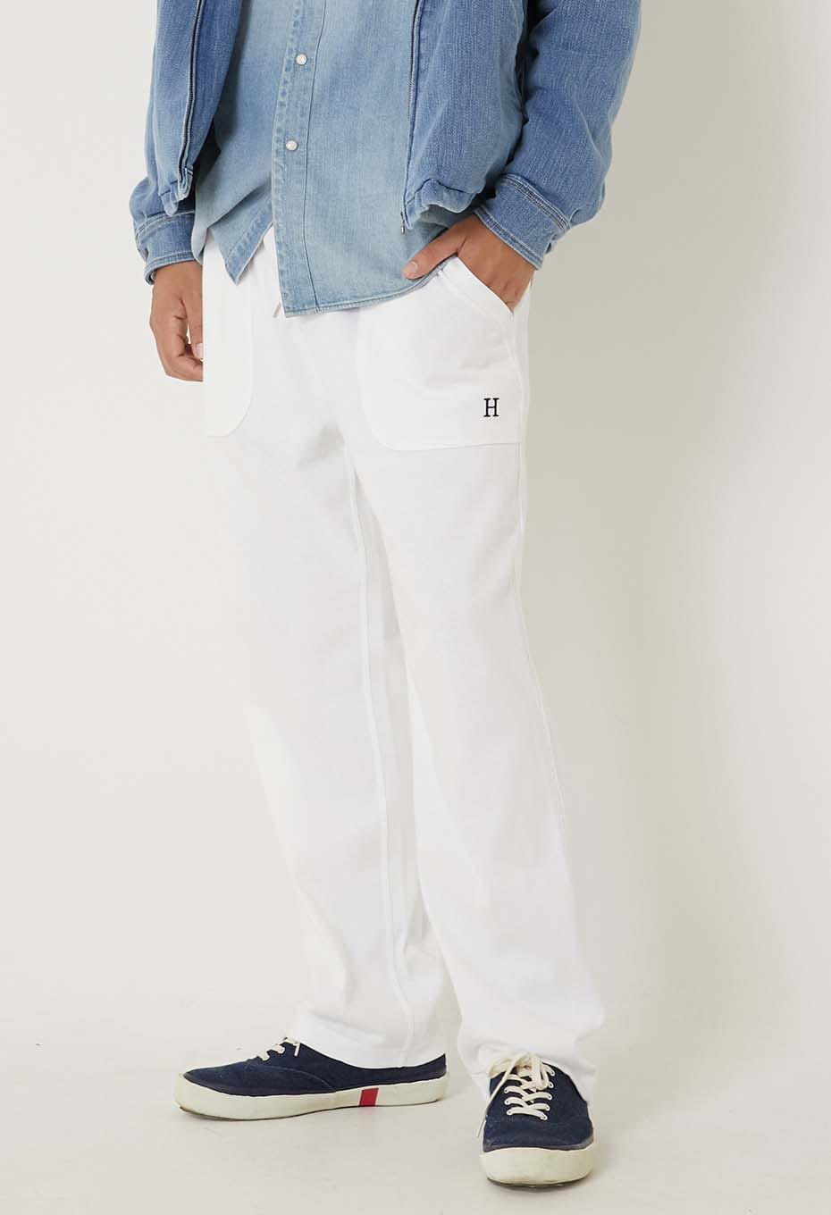 ストレッチフライス 9.5oz イージーパンツ - WHITE