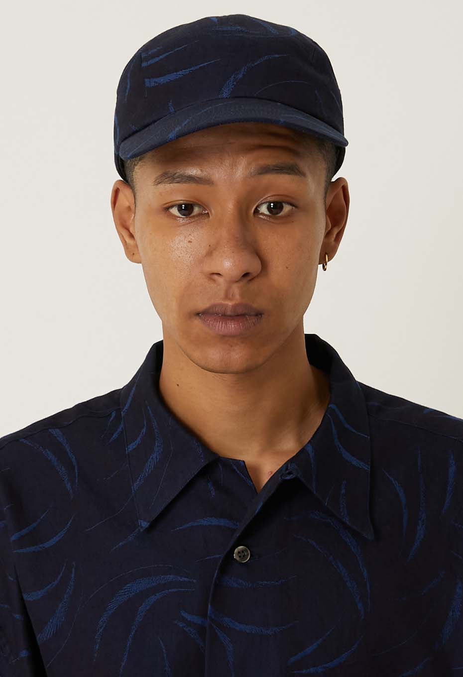 Indigo mebuki jacquard jet cap - INDIGO