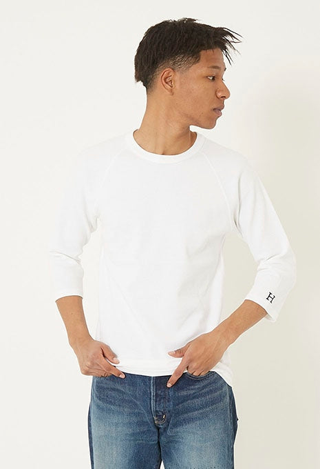 ストレッチフライス ハーフスリーブ Tシャツ - WHITE
