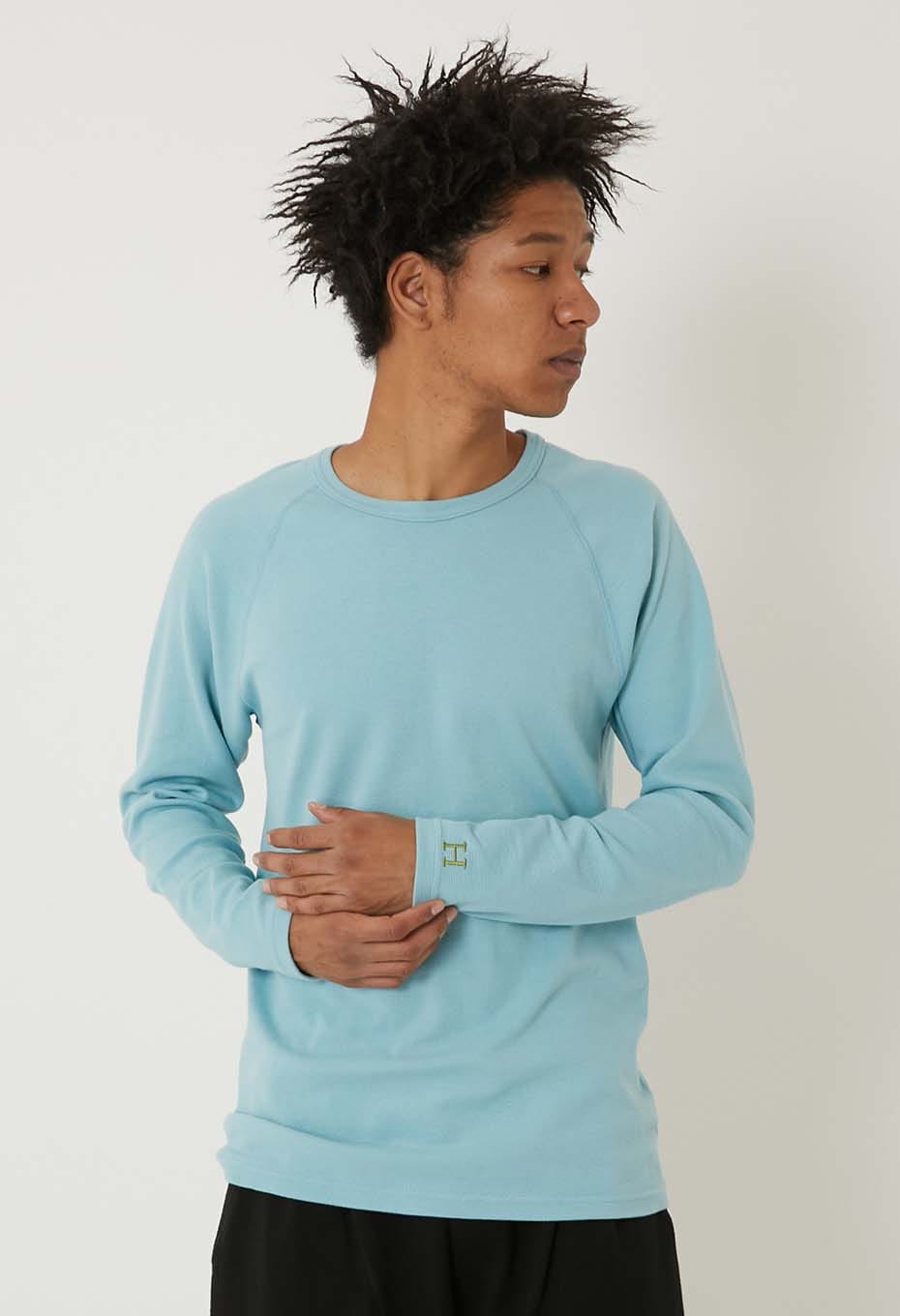 ストレッチフライス ロングスリーブ Tシャツ - TEAL