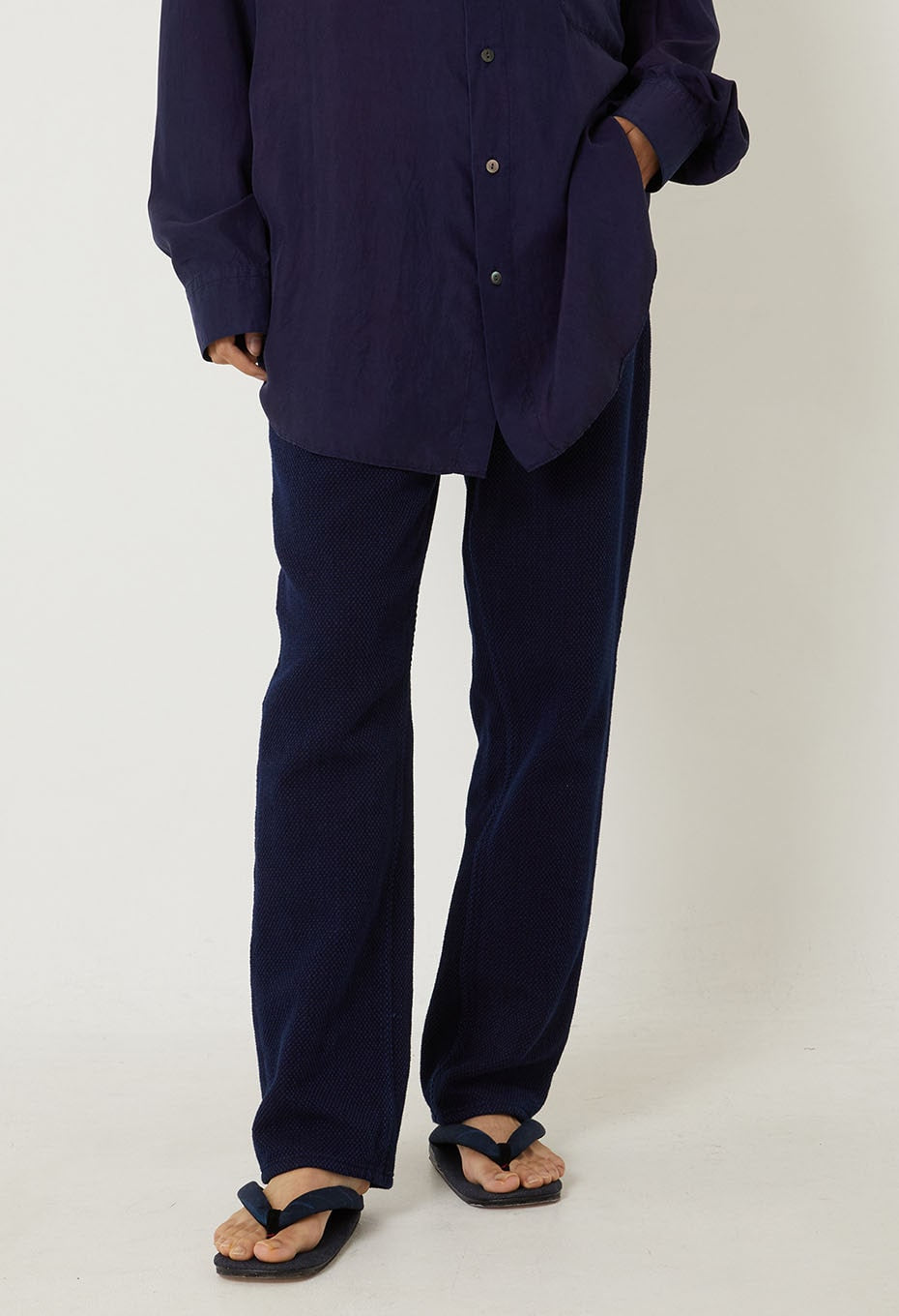 Hongai Light Sashiko Jeans Women's - INDIGO