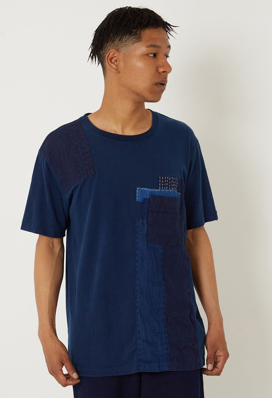 Indigo Tezomenenrin short sleeve T-shirt - INDIGO