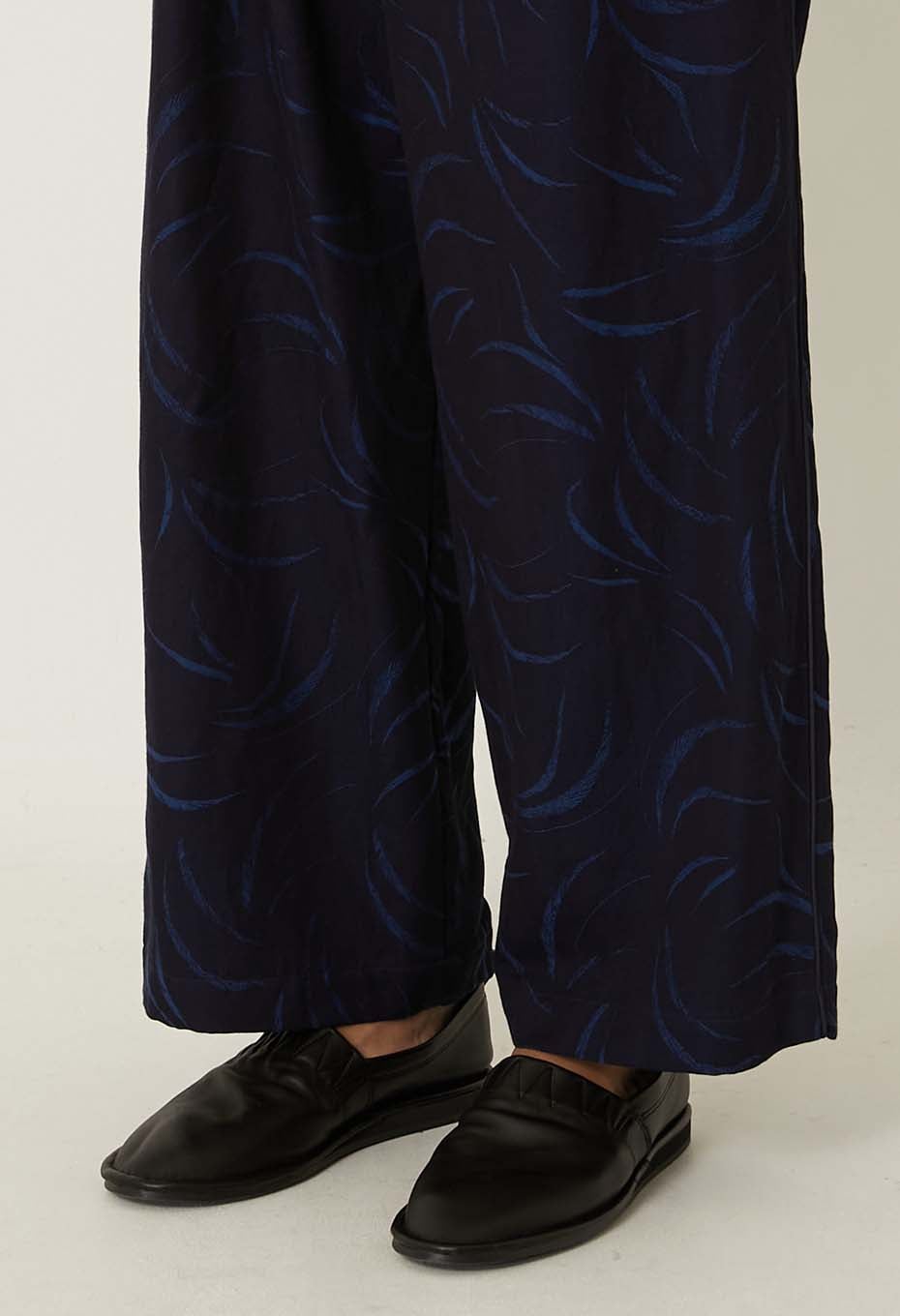 レザーエスパドリーユ - BLACK
