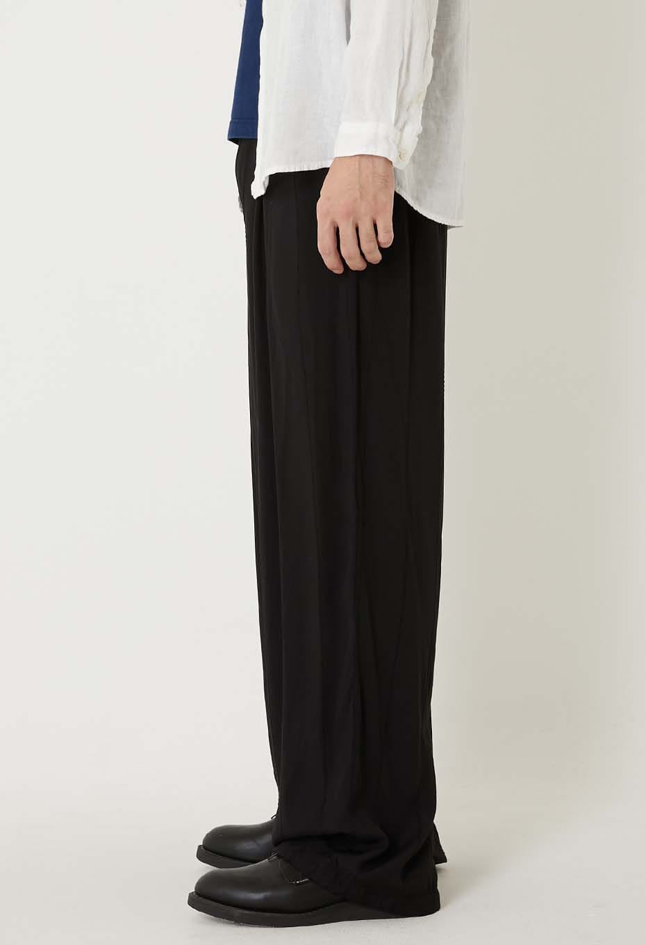Shimasashi Koshishu Black Easy Pants - BLACK