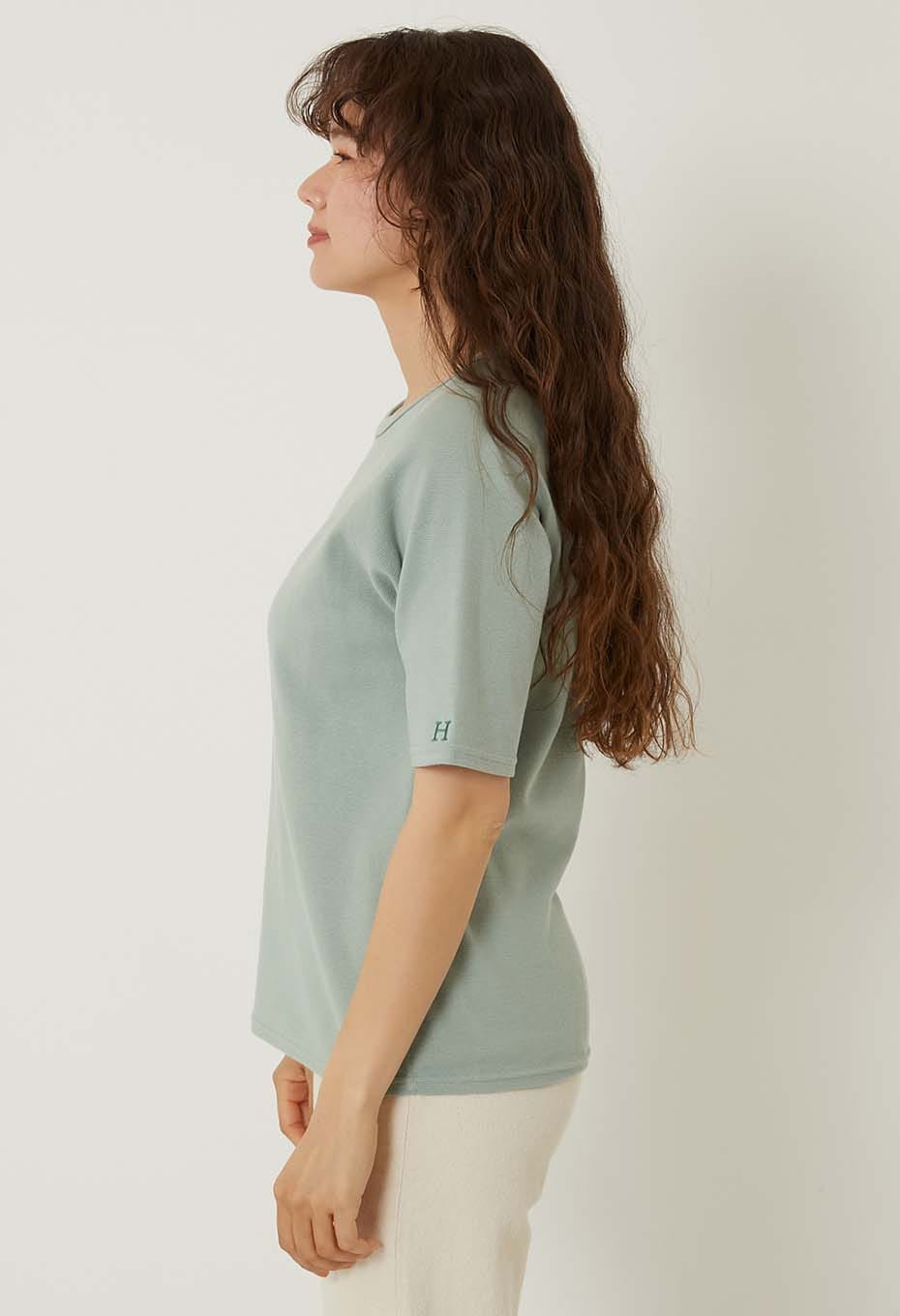 ストレッチフライス リラックスフィット SS Tシャツ ウィメンズ - SAGE GREEN