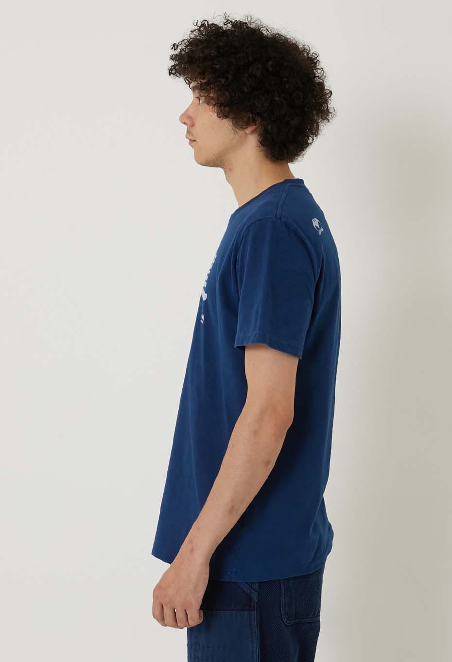 Health Bassen Indigo T-shirt - INDIGO